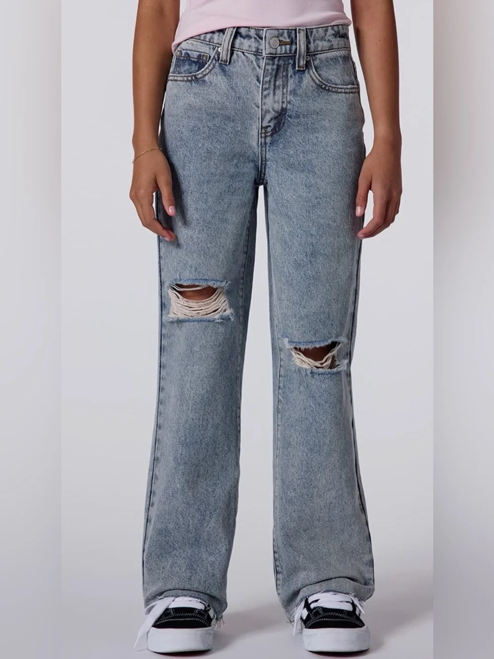 RSQ Light Blue Straight Leg Jeans